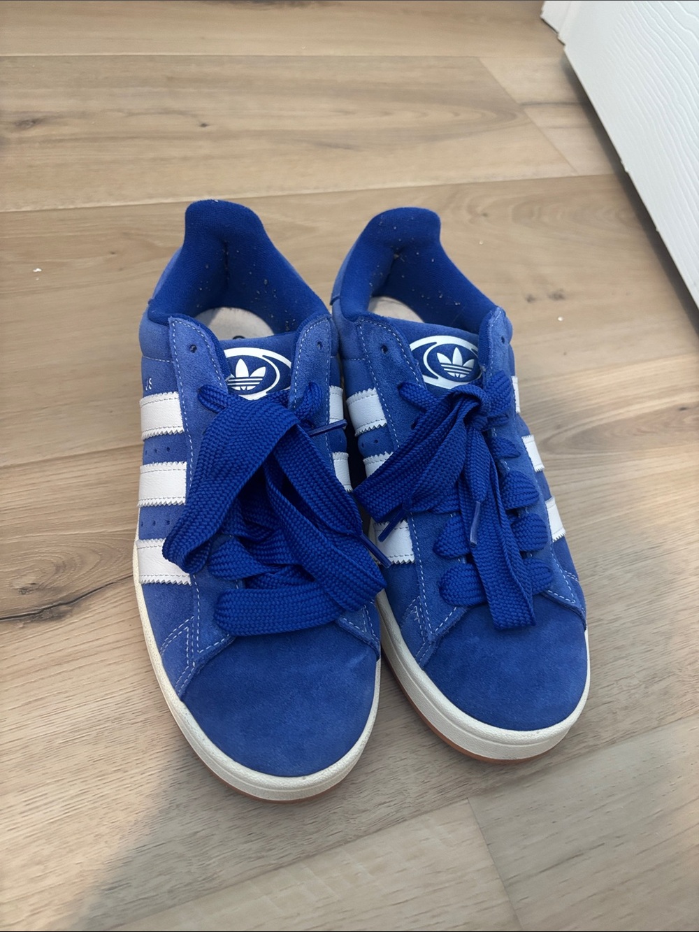 Adidas Men’s Royal Blue Suede Sneakers